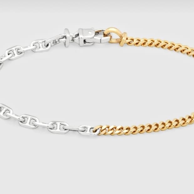 Tomwood 체인 팔찌 silver&gold
