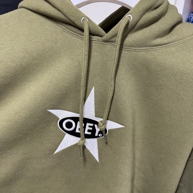 오베이 후드티 올리브 xl