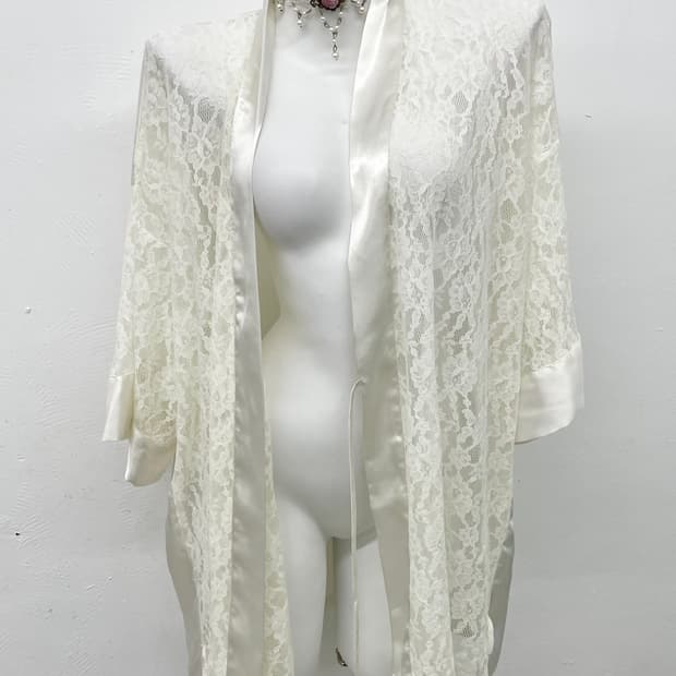 빅토리아시크릿 레이스 실크 로브