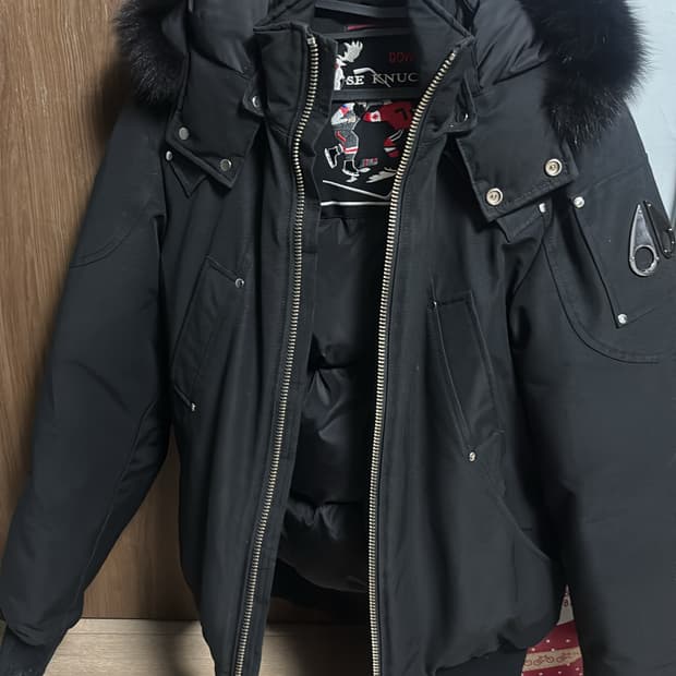 무스너클 발리스틱 봄버 블랙 폭스퍼 M/M