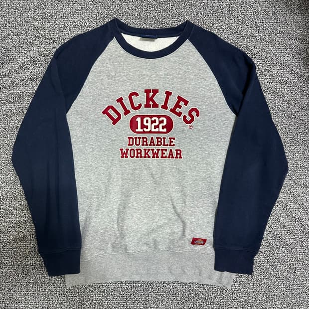 (M) 디키즈 1922 나그랑 맨투맨 네이비/회색