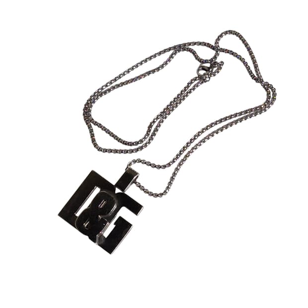 D&G) 돌체앤가바나 빈티지 메탈 로고 팬던트 목걸이