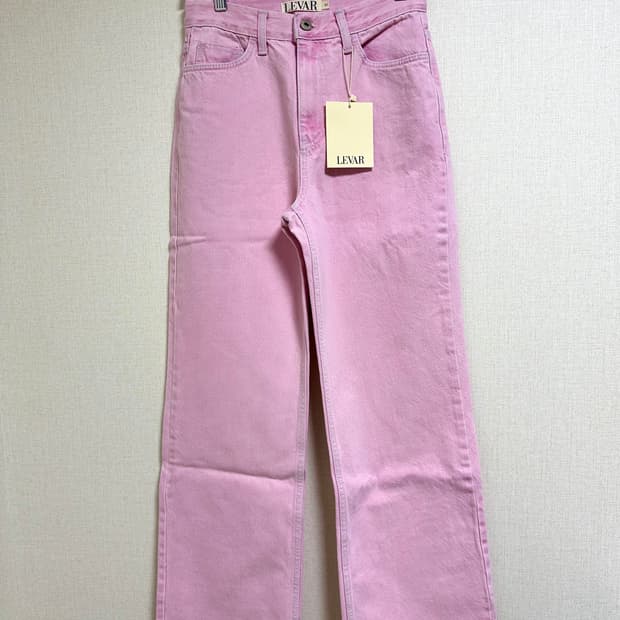 릴렉스 핏 데님 Fade Pink