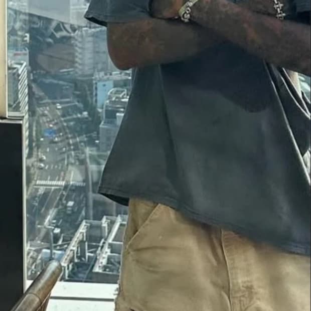 칼하트 더블니 워크 팬츠 베이지 32