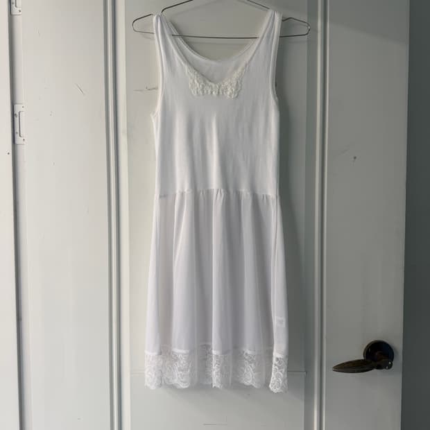 일본빈티지 레이스 슬립 원피스