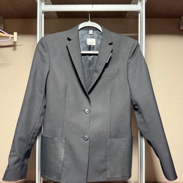 버버리 레더포켓 자켓 uk 10