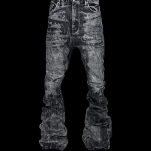 에모스탠스클럽 펜타그램 코팅 배기 플레어진 1