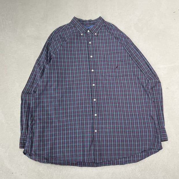 노티카 체크셔츠 s09558