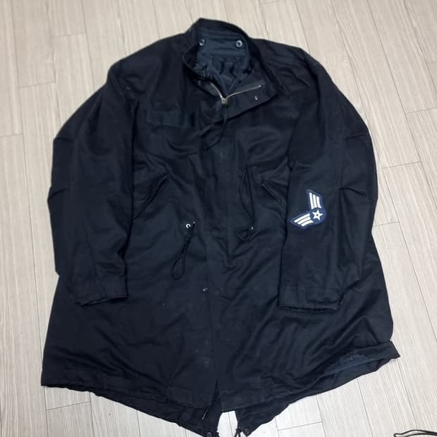 라퍼지스토어 블랙 m65 피쉬테일 개파카(100)