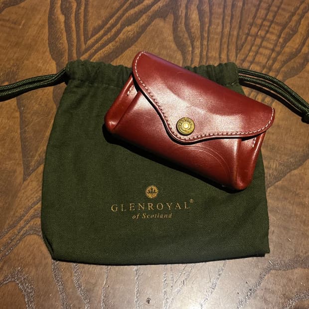 글렌로얄 브라이들 가죽 지갑 브라운