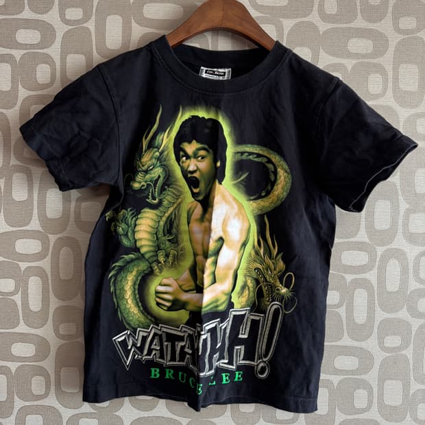 Bruce Lee 브루스 리 이소룡 빈티지 반팔 S