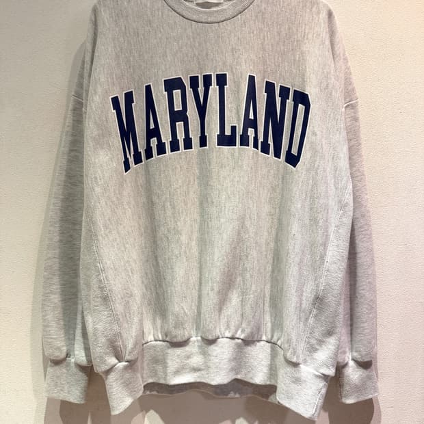 WEGO Maryland Lettering Crewneck Sweat