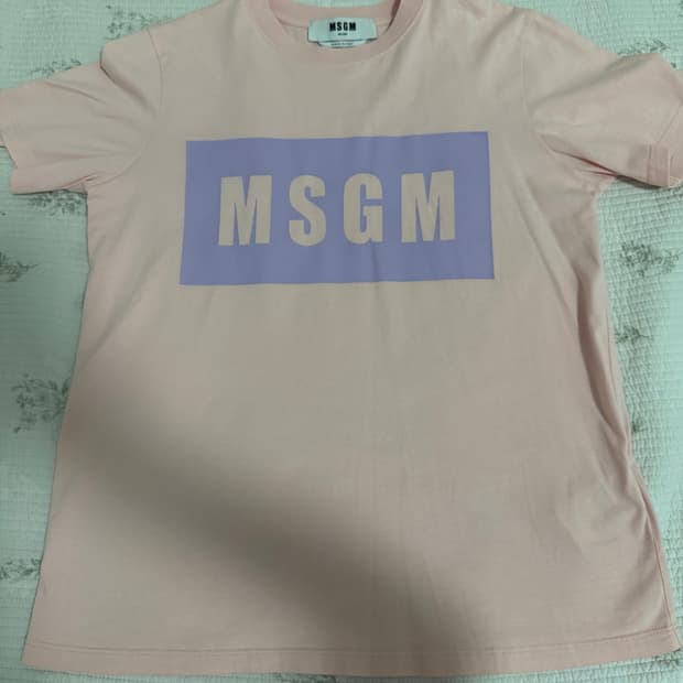 Msgm 박스 반팔 여자 Xs 사이즈