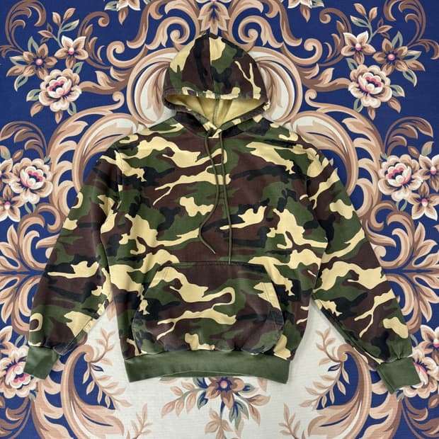 (M)로스코 ROTHCO 우드랜드 카모 후드티셔츠