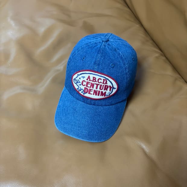 Kapital 캐피탈 오사카 한정 6패널 볼캡 모자 인디고 데님