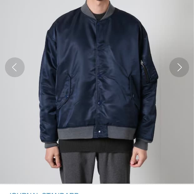 CC21 x 저널 스탠다드 TRISECT-2 리버시블 블루종 M