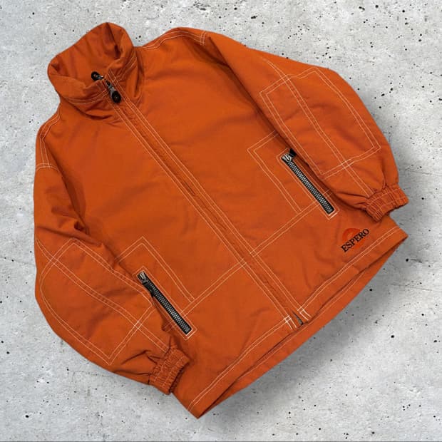 [S] ESPERO 에스페로 오렌지색 집업 워크 자켓 B646