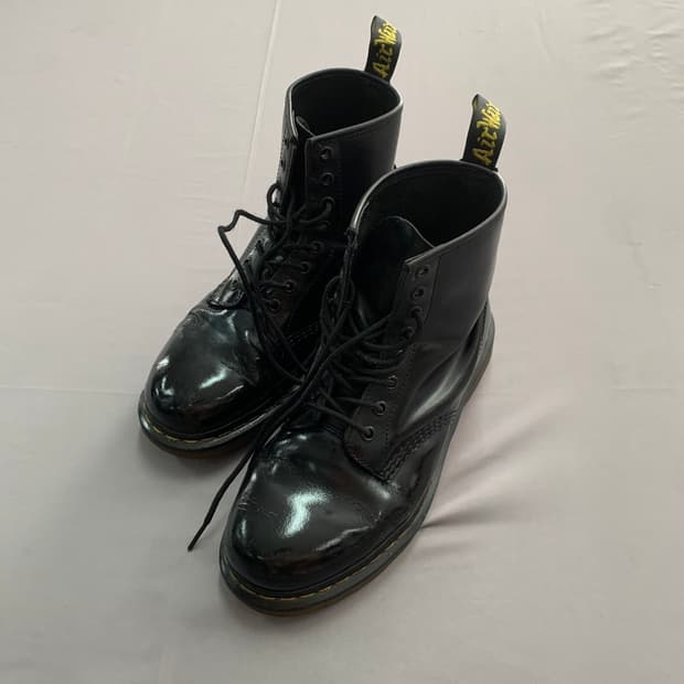 260 DR MARTENS 닥터마틴 1460 나파 8홀 빈티지 블랙 부츠