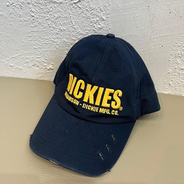 디키즈 데미지 캡 모자 네이비