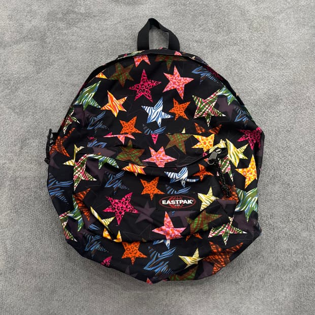 이스트팩 별 패턴 백팩