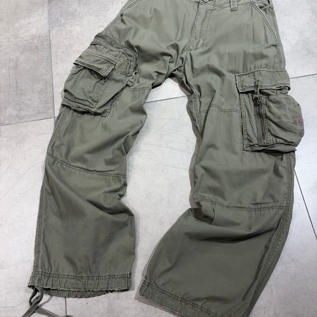 y2k 멀티 포켓 카고 팬츠