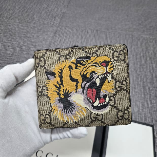 [특가][정품]구찌 타이거 반지갑