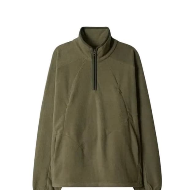 엑슬림 하프집업 후리스