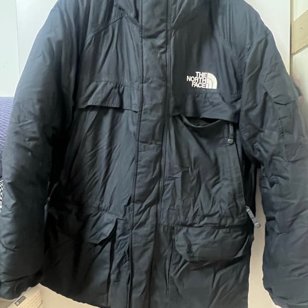 노스페이스 하이벤트 덕다운 남성 블랙 패딩 L