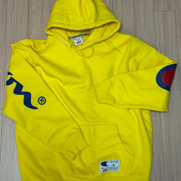 슈프림X챔피온 후드티