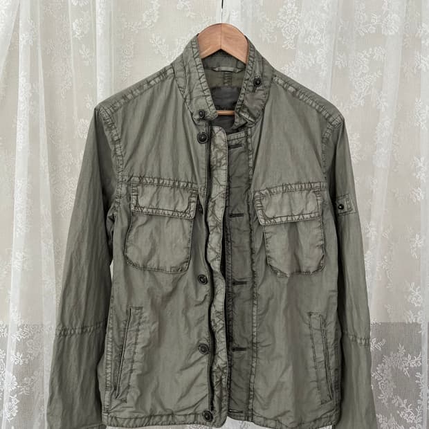 95) 시리즈 가먼트 다잉 사파리 자켓 카키