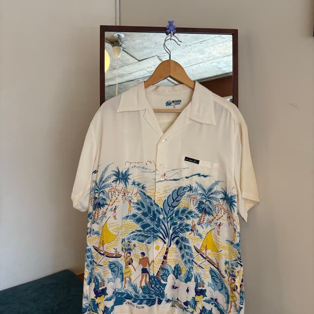 John Severson SunSurf Hawaii 하와이안 셔츠
