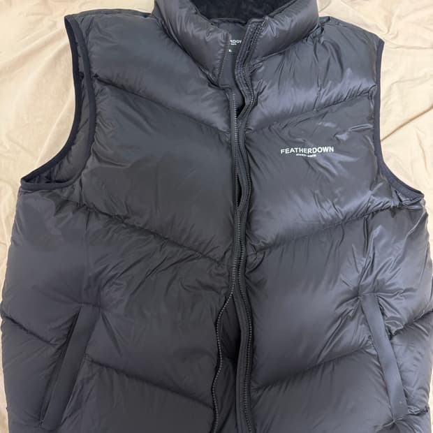 페더다운 다운 베스트 블랙 XL