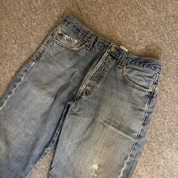 [W34 L32] 리바이스501 데님팬츠/5