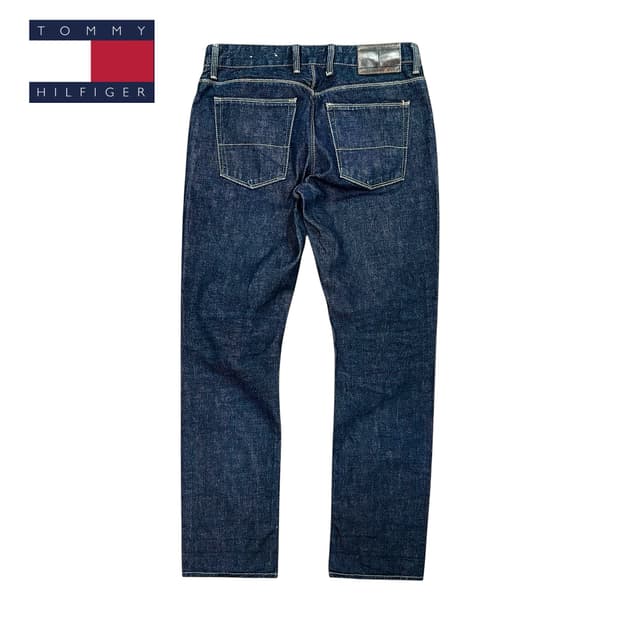 (32) 타미힐피거 레귤러 핏 중청 데님 팬츠