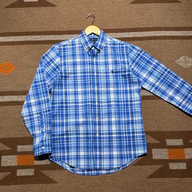 폴로랄프로렌 체크 스트레치 셔츠 s 95