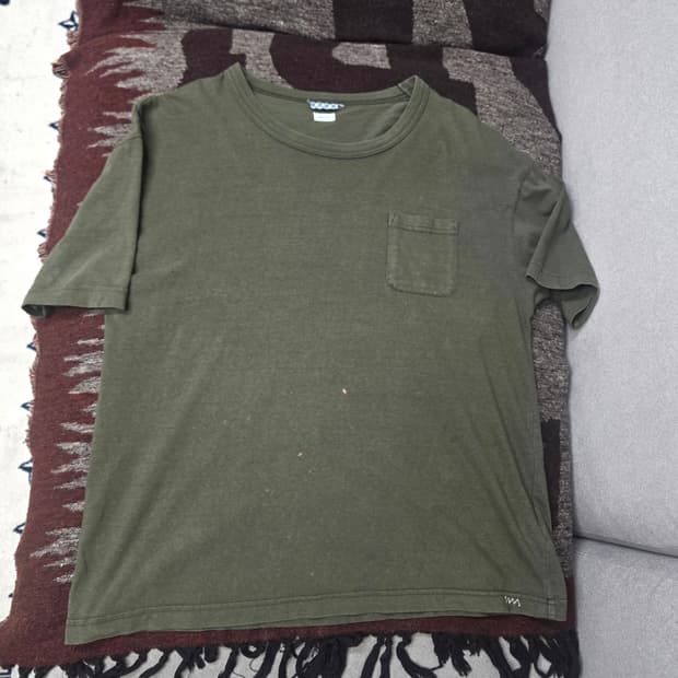 비즈빔 22ss 점보 반팔 티셔츠 카키