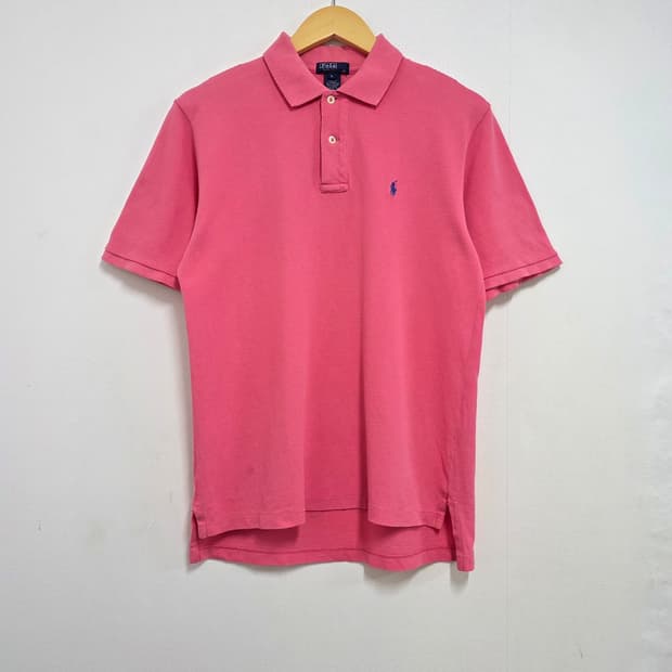 L 95-100) 폴로 랄프로렌 반팔 카라티 핑크