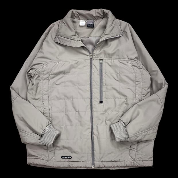 나이키 고프코어 백 스우시 브라운 집업 자켓