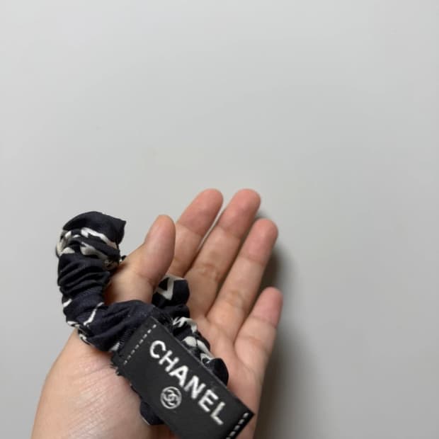 샤넬 헤어슈슈 곱창 머리끈