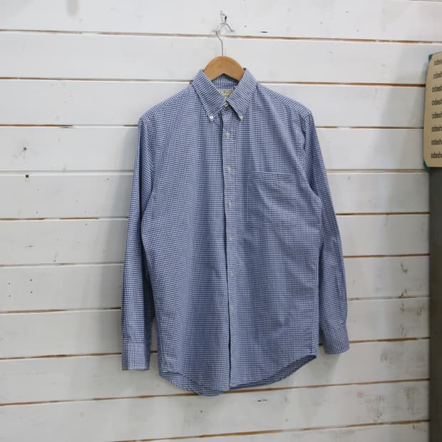 (착용컷) L.L.Bean 체크 셔츠 (남성용 100)