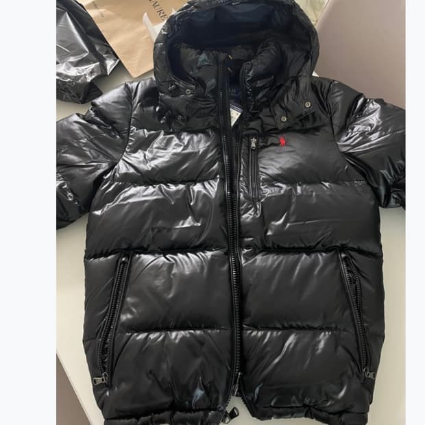 폴로 유광패딩 (새상품)