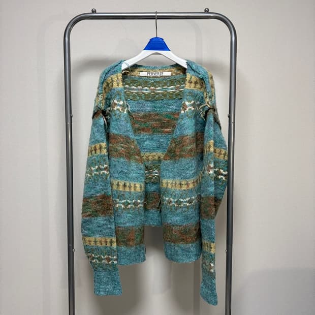 F) 퍼버즈 PERVERZE 모헤어 가디건