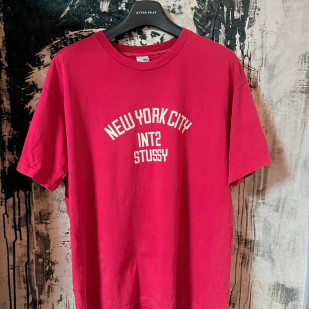 90’s Stussy usa red t-shirt 