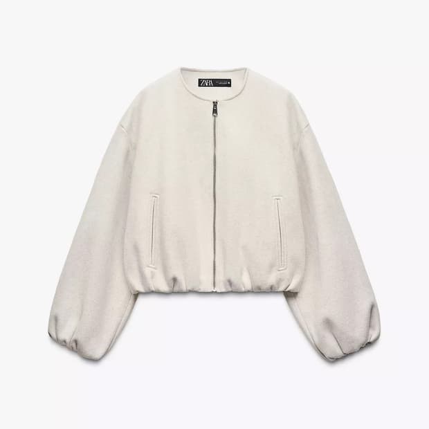 자라 소프트 봄버 자켓 XS