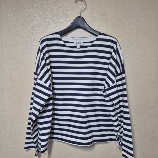 cos 코스 스트라이프 롱슬리브