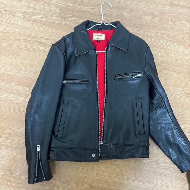 차심 레더 자켓