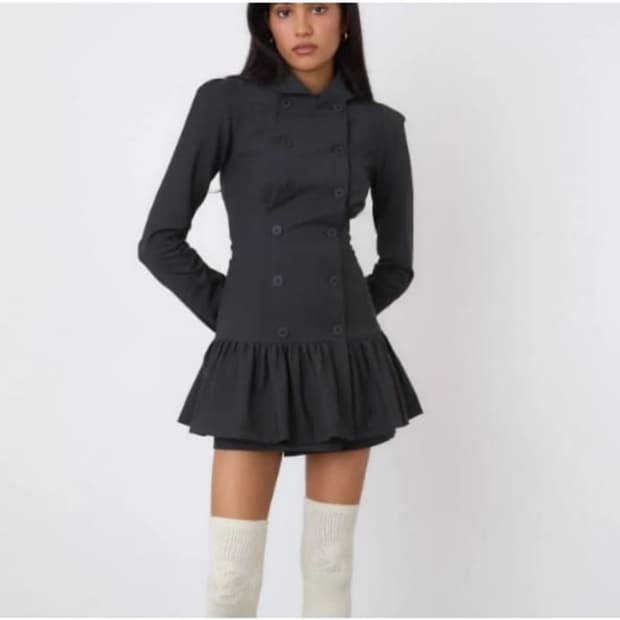 피치덴 로미 드레스 블랙 xs