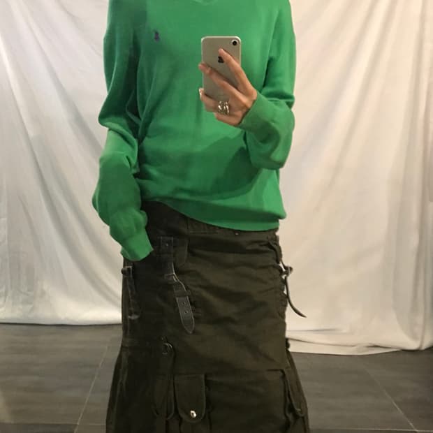  Polo Ralph Lauren V-neck green Knitwear