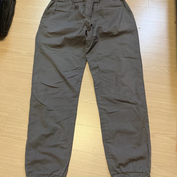 초코클래식 린넨 스판 조거 그레이 L