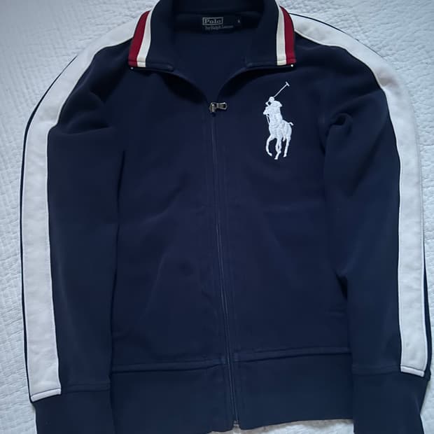 폴로 빅포니 집업 네이비